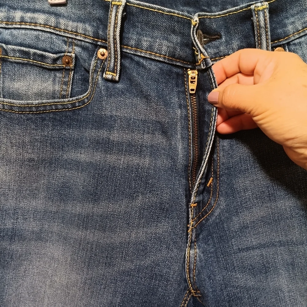 Levi's Dark Wash Jean Shorts